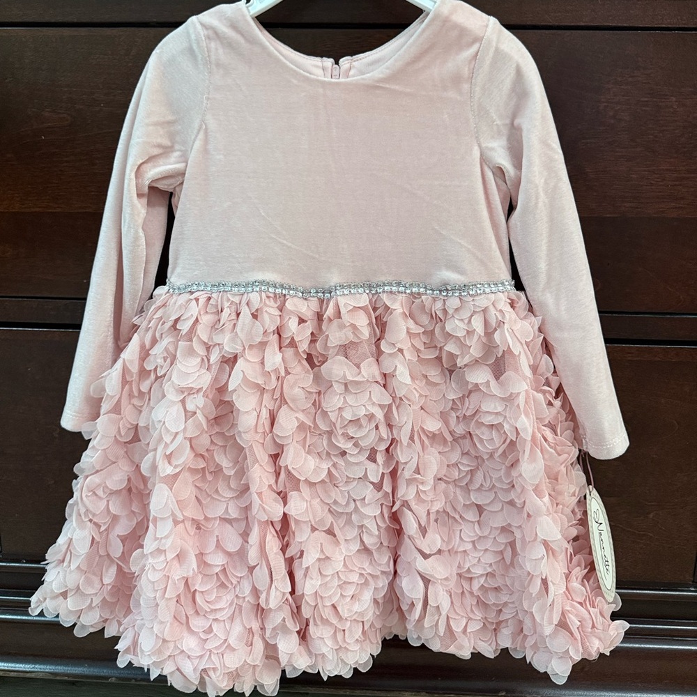 Nannette Pink Ruffle Dress